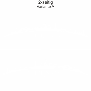 Autoaufkleber Skyline Thüringen | Set - zweiseitig für beide Fahrzeugseiten und Farbauswahl - Variante A