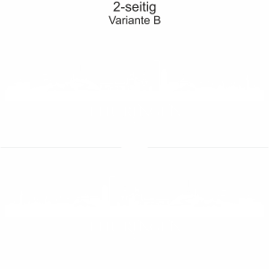 Autoaufkleber Skyline Thüringen | Set - zweiseitig für beide Fahrzeugseiten und Farbauswahl - Variante B