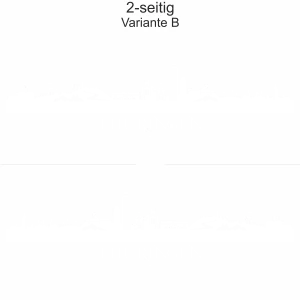 Autoaufkleber Skyline Thüringen - zweiseitig für beide Fahrzeugseiten und Farbauswahl - Variante B
