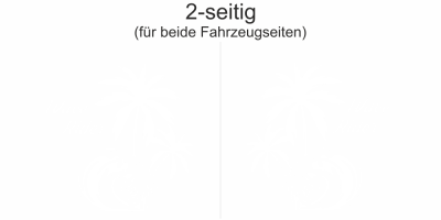 Autoaufkleber Wave Rider | Set für beide Fahrzeugseiten