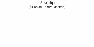 Autosticker Windrose | Set für beide Fahrzeugseiten