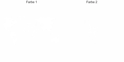 Autoaufkleber Windrose mit Atlas - Ansicht Farbauswahl