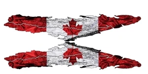 Autodekor Kanadische Flagge | Aufkleber Set für beide Fahrzeugseiten