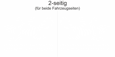 Autofolie Echse | Set für beide Fahrzeugseiten