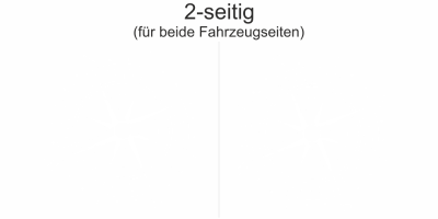 Autotattoo Vintage Windrose | Set für beide Fahrzeugseiten