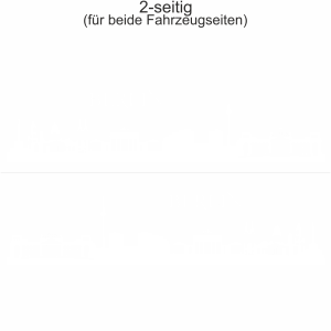 Autoaufkleber Skyline Berlin | Set für beide Fahrzeugseiten