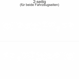 Autotattoo Weibliche Totenköpfe | Set für beide Fahrzeugseiten