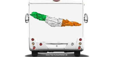 Irland Fahne Wohnmobil Aufkleber
