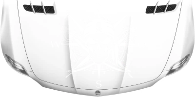 Aufkleber Totenkopf mit gekreuzten Schwertern