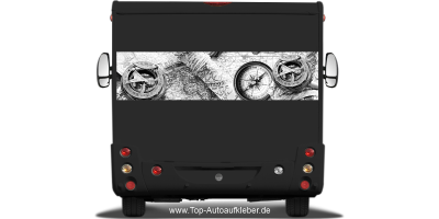 Wohnmobil Dekor Vintage Landkarte