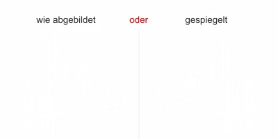 Wohnmobilaufkleber Skyline New York - Ansicht Ausrichtung und Farbauswahl