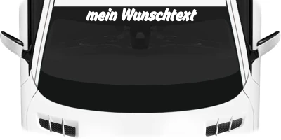 Heckscheibenaufkleber Wunschtext | 13