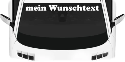 Heckscheibenaufkleber Wunschtext | 21