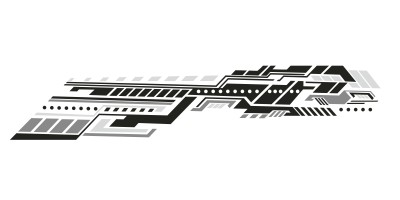 Future Design Auto Seitenaufkleber | Set für beide Fahrzeugseiten