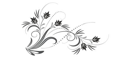 Motorhaubenaufkleber Blumenornament