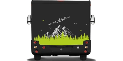 Heckaufkleber NEXT STOP Adventure