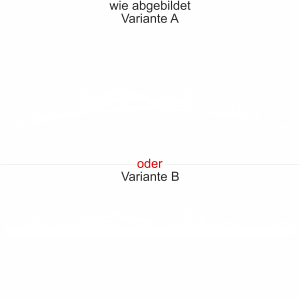 Heckscheibenaufkleber Skyline Niedersachsen - wie abgebildet - Ansicht Farbauswahl - Varianten A und B