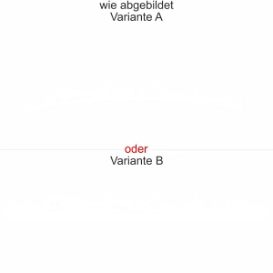 Heckscheibenaufkleber Skyline Nordrhein-Westfalen - wie abgebildet - Ansicht Farbauswahl - Varianten A und B