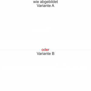 Heckscheibenaufkleber Skyline Rheinland-Pfalz - wie abgebildet - Ansicht Farbauswahl - Varianten A und B