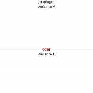 Heckscheibenaufkleber Skyline Rheinland-Pfalz - gespiegelt - Ansicht Farbauswahl - Varianten A und B
