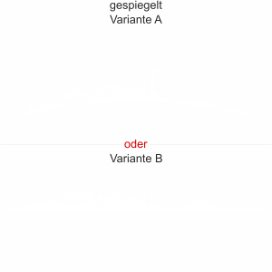 Heckscheibenaufkleber Skyline Sachsen - gespiegelt - Ansicht Farbauswahl - Varianten A und B
