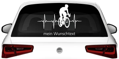 Mobile Preview: Wunschtextaufkleber fürs Heck vom Auto