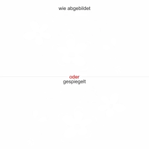 Aufkleber für die Heckscheibe mit Blumen Ornament und Schmetterling - Ansicht Ausrichtung und Farbauswahl