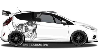 Klebefolie Totenkopf