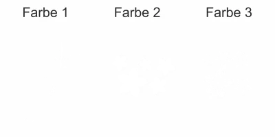 Motorhaubenaufkleber Blumenranke - Ansicht Farbauswahl