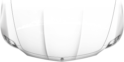 Motorhaubenaufkleber Skyline Nordrhein-Westfalen auf heller Motorhaube - Ansicht Farbauswahl