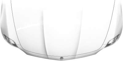 Motorhaubenaufkleber Skyline Ostfriesland auf heller Motorhaube - Ansicht Farbauswahl