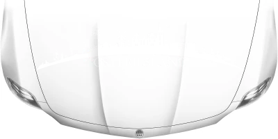 Motorhaubenaufkleber Skyline Ostfriesland auf heller Motorhaube - Ansicht Farbauswahl