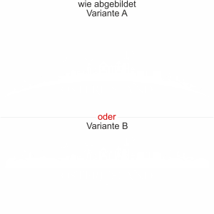 Motorhaubenaufkleber Skyline Ostfriesland - wie abgebildet - Ansicht Farbauswahl - Varianten A und B