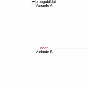Motorhaubenaufkleber Skyline Ostfriesland - wie abgebildet - Ansicht Farbauswahl - Varianten A und B