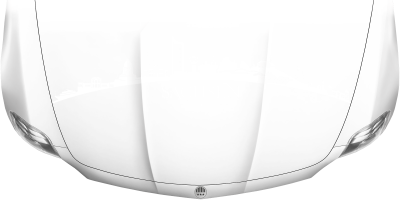 Motorhaubenaufkleber Skyline Sachsen auf heller Motorhaube - Ansicht Farbauswahl
