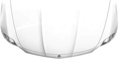 Motorhaubenaufkleber Skyline Sachsen auf heller Motorhaube - Ansicht Farbauswahl