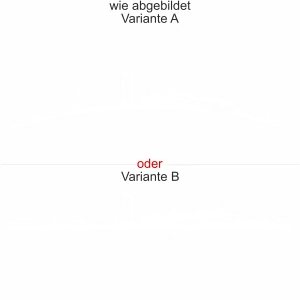 Motorhaubenaufkleber Skyline Sachsen - wie abgebildet - Ansicht Farbauswahl - Varianten A und B