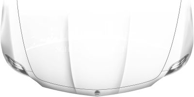 Motorhaubenaufkleber Skyline Schleswig-Holstein auf heller Motorhaube - Ansicht Farbauswahl