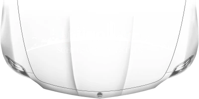 Motorhaubenaufkleber Skyline Schleswig-Holstein auf heller Motorhaube - Ansicht Farbauswahl