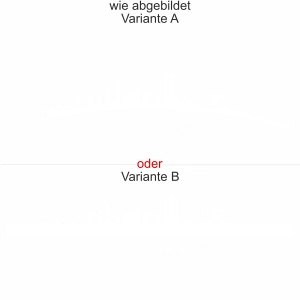 Motorhaubenaufkleber Skyline Schleswig-Holstein - wie abgebildet - Ansicht Farbauswahl - Varianten A und B