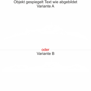 Motorhaubenaufkleber Skyline Schwarzwald - gespiegelt - Text wie abgebildet - Ansicht Farbauswahl - Varianten A und B