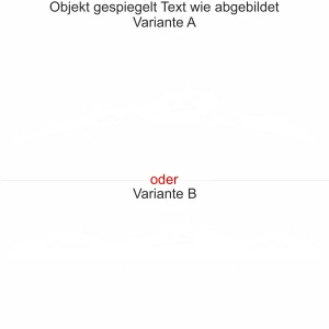 Motorhaubenaufkleber Skyline Schwarzwald - gespiegelt - Text wie abgebildet - Ansicht Farbauswahl - Varianten A und B