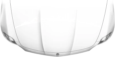 Motorhaubenaufkleber Skyline Thüringen auf heller Motorhaube - Ansicht Farbauswahl