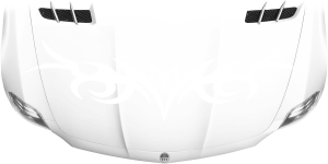Autoaufkleber Motorhaube Tribal