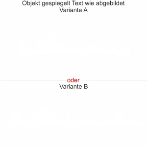 Düsseldorfer Skyline als Aufkleber für die Motorhaube - Ansicht Ausrichtung mit Farbauswahl und Variante