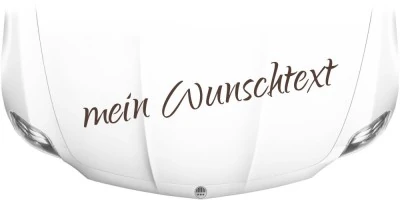 Autoaufkleber Wunschtext | 10