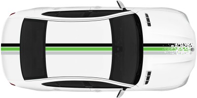 Autoaufkleber Motorhaube Racingstreifen Zierstreifen bunt mehrfarbig