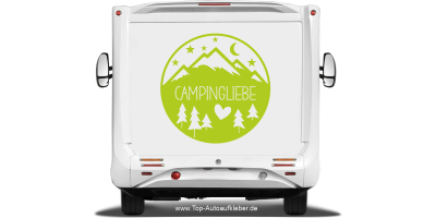 Reisemobilaufkleber Campingliebe