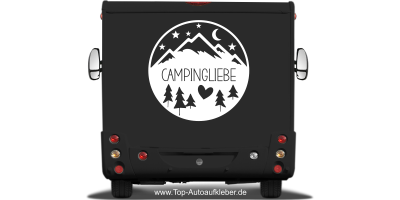 Reisemobilaufkleber Campingliebe