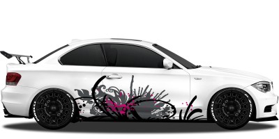 Autoaufkleber Ranken Splash für Ford und alle anderen Marken wie Fiat, Opel, VW etc.